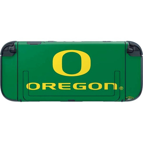 University of Oregon Yellow O with Text Nintendo Switch 2 (2025) with Joy-Con Skin